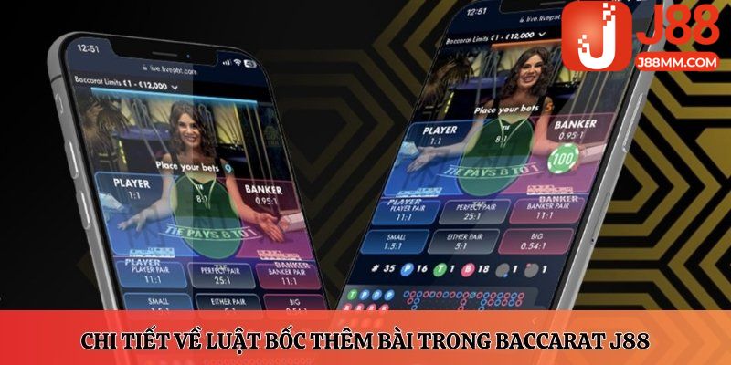 Chi tiết về luật bốc thêm bài trong Baccarat J88 Chi tiết về luật bốc thêm bài trong Baccarat J88